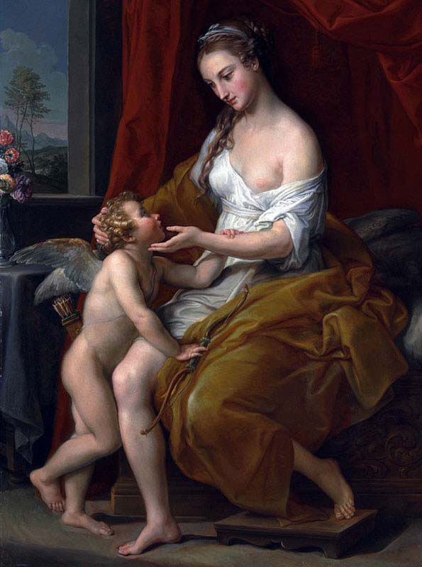 Venus Caressing Cupid